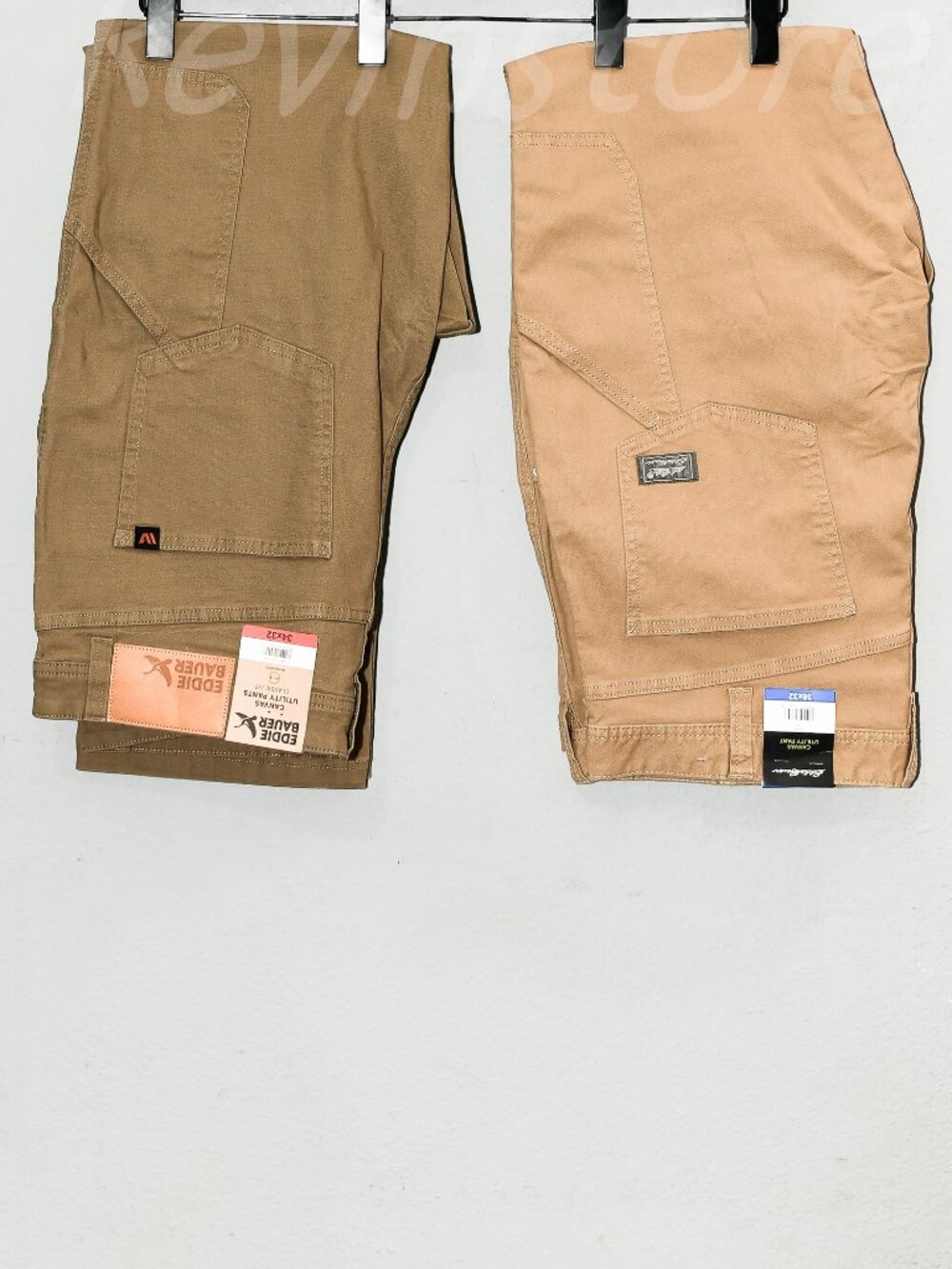 2 Pairs Eddie Bauer Men's Utility Canvas‎  Pants. Price is for 2 pairs.